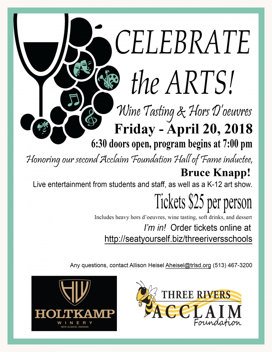 Acclaim Event flyer for April 20, 2018